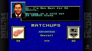 NHL 94 Rewind Detroit Red Wings - Los Angeles Kings (MMTO Tournament) PS4