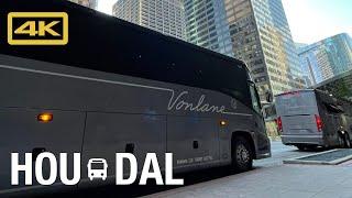 Vonlane, A Luxury Bus Ride from Houston to Dallas, Bus Trip Report, 4K