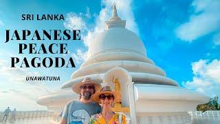 SRI LANKA TRAVEL VLOG / Jungle Beach Unawatuna and Japanese Peace Pagoda Galle Sri Lanka