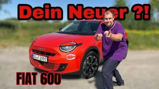 Fiat 600 La Prima - Ein perfektes Alltagselektroauto?! Alltagstest - Review - Test - 4K