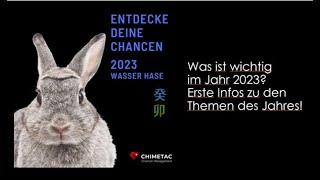 Entdecke deine Chancen  - Infos zum Jahr des Wasser Hasen 2023