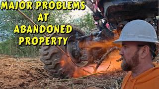 MAJOR PROGRESS BREAKS THE TRACTOR |tiny house, homesteading, off-grid cabin build DIY HOW TO tractor