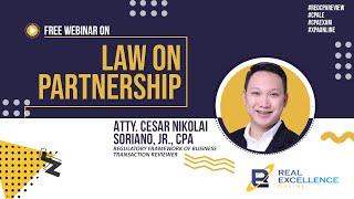 Law On Partnership by Atty. Soriano