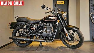 2025 Royal Enfield Bullet 350 Black Gold Review - Price & All Colors | Features | All Variants