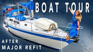 Post Refit BOAT TOUR | Sailing Florence Refit – Ep.181