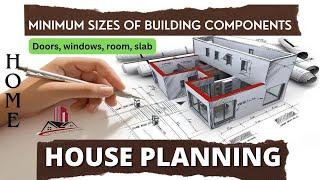 Unlocking Building Basics: Minimum Sizes for Doors, Windows, and More #houseplanning #buildingplan