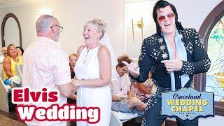 Tim & Jacque's Elvis Wedding in Las Vegas | Graceland Chapel