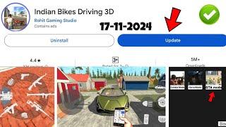 NEW UPDATE आ गया  ALL CHEAT CODE? IN INDIAN BIKE DRIVING 3D NEW UPDATE 2024