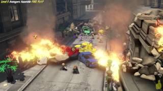 Lego Marvel Avengers: Lvl 6 / Avengers Assemble FREE PLAY (All Collectibles) - HTG