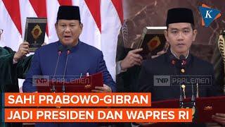 [FULL] Detik-detik Prabowo-Gibran Dilantik Jadi Presiden dan Wapres RI