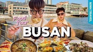 KOREA TRAVEL (EP1) / Eating alive octopus, pickled crabs / Busan Food Tour with Ninh Tito