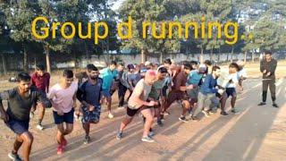 Gandhi maidan Hazaribagh, Railway group d running.2nd group.....