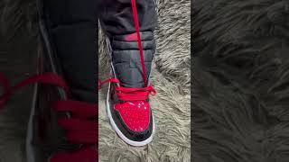 How to laces Jordan 1 Tutorial️*Fire*