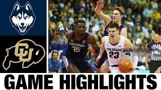 #2 UConn vs Colorado Highlights | NCAA Men's Basketball | 2024 College Basketball