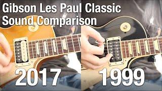 Gibson Les Paul Classic 2017 vs 1999 Distortion Sound Comparison with AmpliTube 5