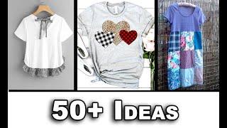 DIY: 50+ EASY Upcycled Tshirts to Inspire You | ep 20