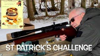 @Hazzbro1964 st Patrick’s challenge 50 yards with the Winchester 52D