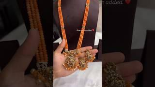 Gorgeous,Most demanding,Premium swaroski pearls & Beads jewellery in New designs#new #trending