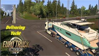 Delivering Yacht in Euro Truck Simulator 2 | iveals #ets2