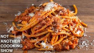 AUTHENTIC BUCATINI ALL' AMATRICIANA