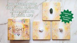 This deck will EXPAND and AMPLIFY all the good in your life  The Daily Light Affirmation Deck