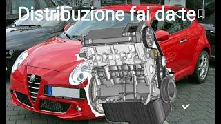 Sostituzione cinghia distribuzione e servizi alfa mito 1.4 multi air