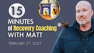 "Alcohol-Replacement Drinks" REALLY Work! | 15 Minutes of Recovery Coaching with Matt Finch