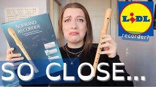 The £18 wooden recorder from.. LIDL?! | Unboxing and Review