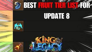 Fruit Tier List For PVE AND PVP  (King Legacy)