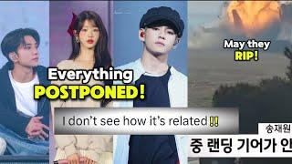 Kpop groups have postponed everything following the Plane crash + Fans reaction