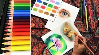 My First Colored Pencil Drawings | New Art Supplies