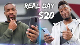 MKBHD vs ME - Galaxy S20 Real Day in the Life!