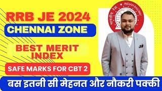 RRB JE 2024 Chennai Zone CBT 2 Expected Safe Marks | RRB JE 2024 Expected Cutoff CBT 2