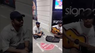 Street performance CP busking | Live With Sam Unplugged Ft. Guitar Boy Shivam