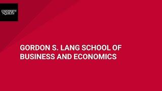 The Gordon S. Lang School of Business and Economics Fall 2021 Roll Call