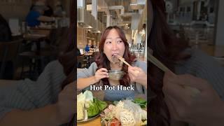 New hot pot hack for you! #foodie #hotpot #shabushabu #hack #meat #soup #mukbang #newhack