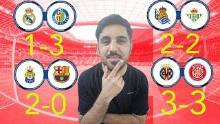 LA LIGA MATCHDAY 15 PREDICTIONS !!!!