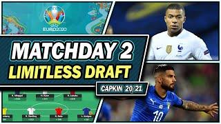 Good Start | Limitless Draft | Matchday 2 | Euro 2020 Fantasy Football | TIPS & GUIDE!