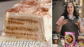 Claire Saffitz Makes Tiramisu Icebox Cake | What’s For Dessert