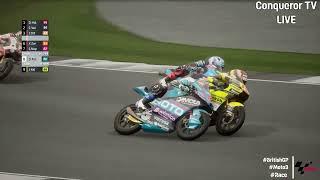 David Alonso Vs Daniel HolgadoRace Moto3 Silverstone British Grand Prix #BritishGP 2024