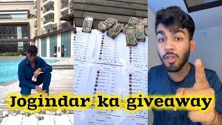 Joginder ka givaway | Thara bhai joginder roast video | Govind Rajput