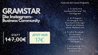 GRAMSTAR | Die Instagram-Business Community