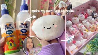 How I make my own diy AIR DRY CLAY at home ^-^(Basic tutorial + small tips) aka cold porcelain clay