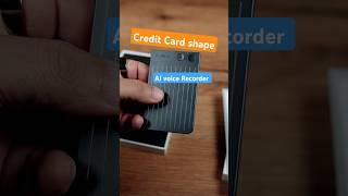 This is credit card shape voice recorder, Phone call recorder - PLAUD Note Smart AI Voice Recorder