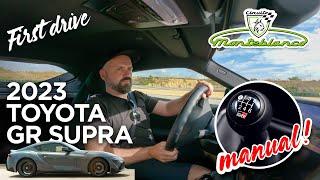 2023 Toyota GR Supra - manual transmission: onboard track footage