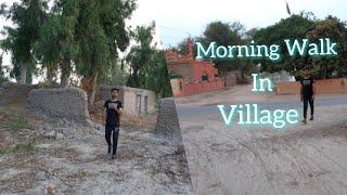 Morning Walk in my village | My first vlog | Pakistan Village Life | Shoaib Maharzada