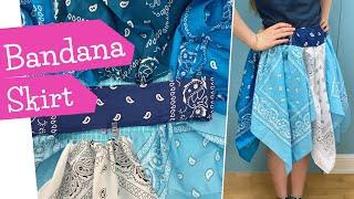 Rock aus Bandanas nähen | Bandana Skirt Tutorial | Zipfelrock nähen | DIY Nähanleitung | mommymade