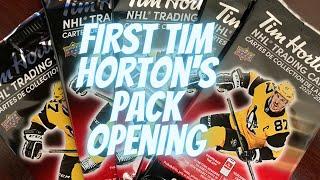 My First Tim Horton's NHL card pack opening