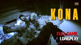 Kona - (The Mystery of Murder, Alien or Wendigo) Full Game Longplay Walkthrough | 4K | No Commentary