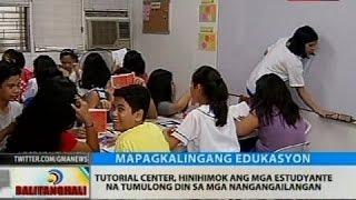 BT: Tutorial center, hinimok ang mga estudyante na tumulong din sa mga nangangailangan